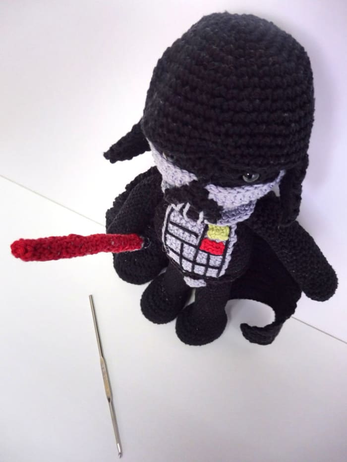 Darth Vader Amigurumi Doll Free Crochet Pattern