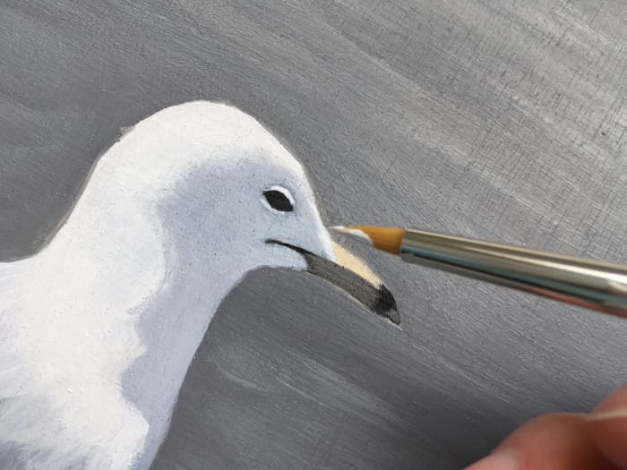 Once you're close to finishing the painting, start looking for anything to correct and add any necessary details, highlights or touches.