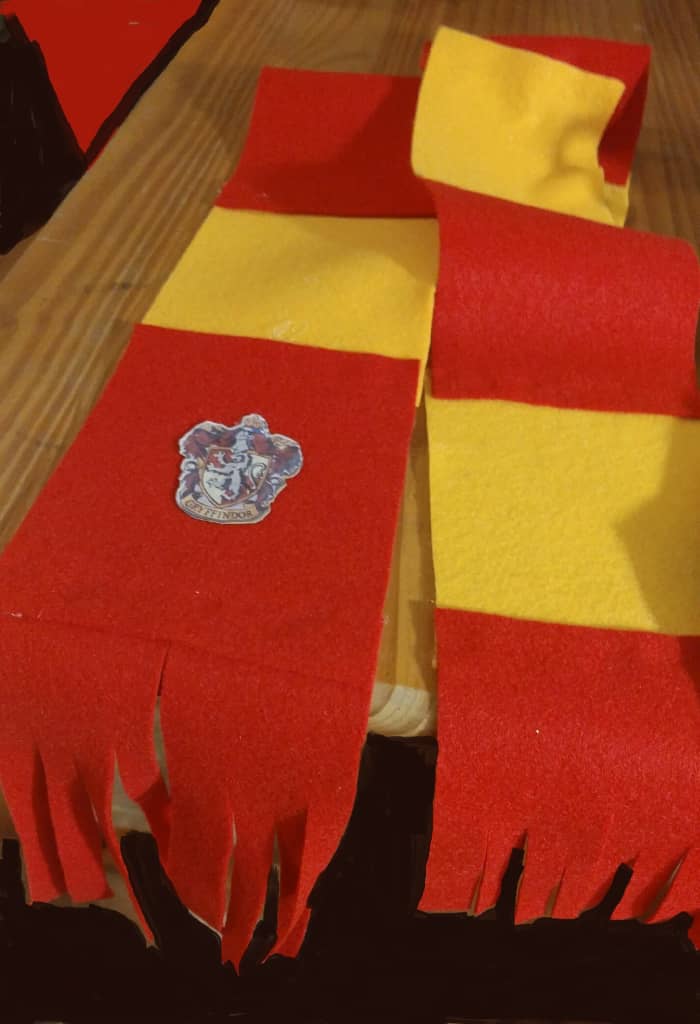 The house emblem can be printed out from the internet. I sometimes like to paint the emblem with Mod Podge to add a little durability.