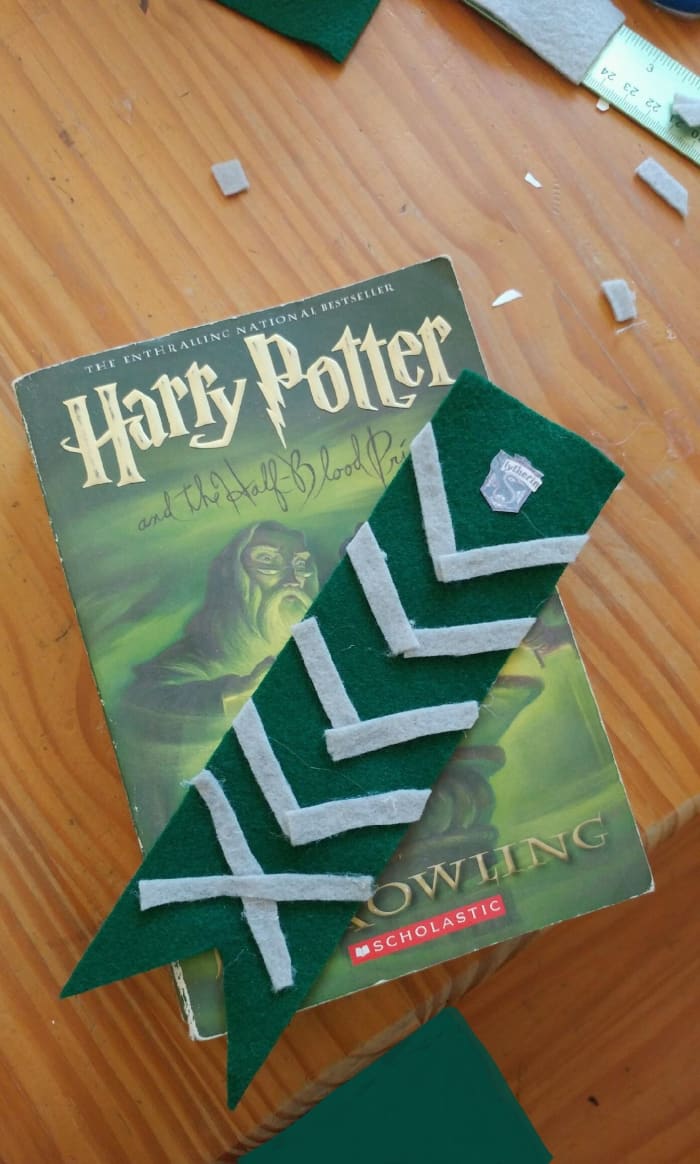 Harry Potter, Slytherin bookmark.