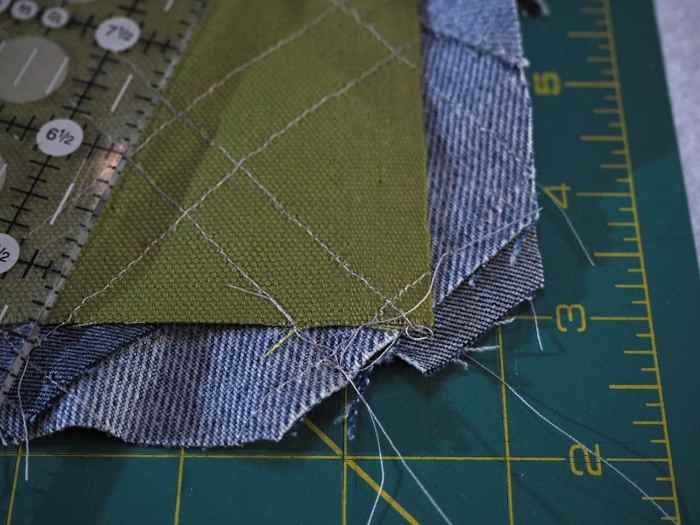 How to Make a Woven Throw Rug out of Recycled Denim Jeans