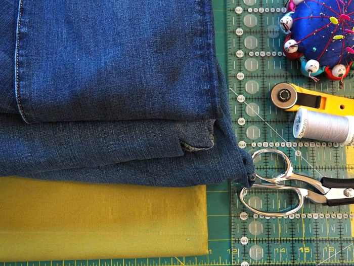 How to Make a Woven Throw Rug out of Recycled Denim Jeans