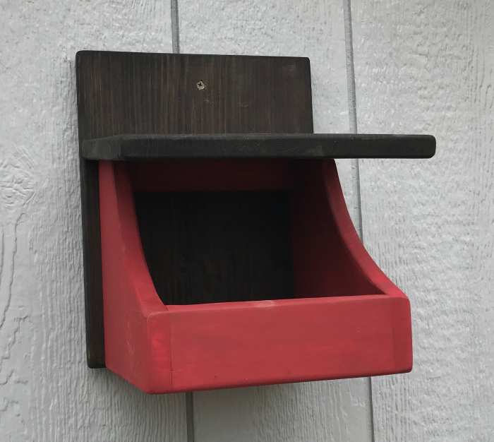 How to Make a Nesting Shelf for Robins DIY Nest Box Plans