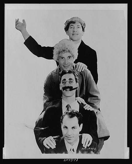 All four Marx brothers