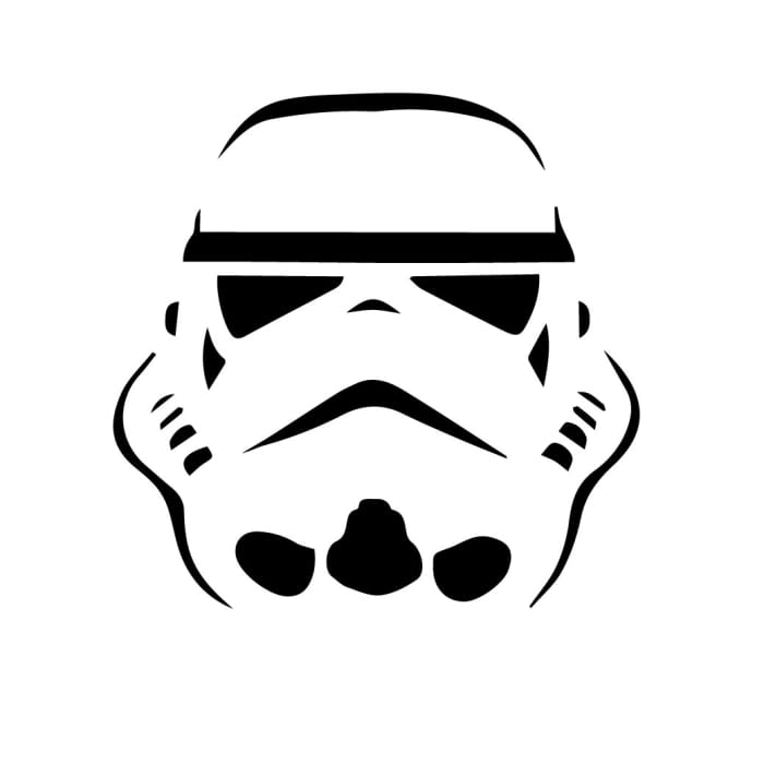 If you're one for science fiction, perhaps you'd like to carve your pumpkin with this "Star Wars" stormtrooper pattern.