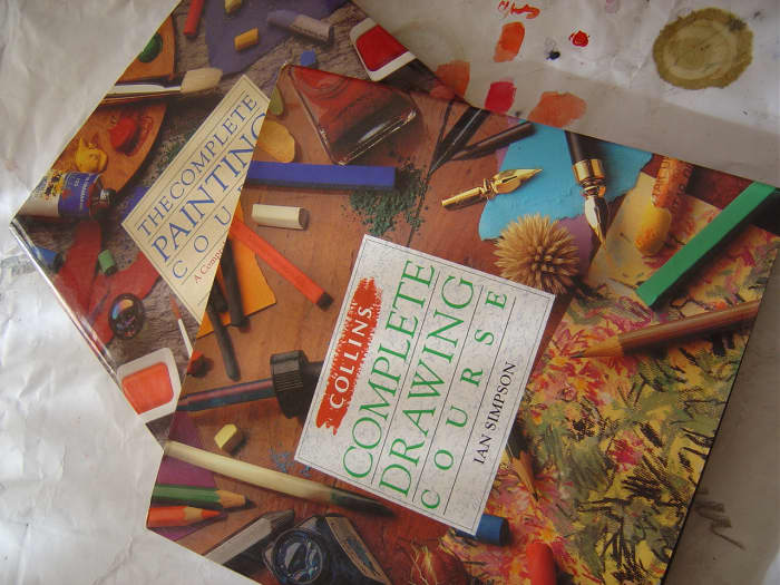 Buy a good textbook for reference. You can see examples of the author's work in these Collin's painting and drawing books by Ian Simpson