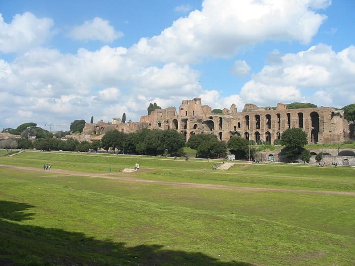 The Ludi Romani were held at the Circus Maximus and began with a grand procession involving athletes, musicians, devotees, and animals, among others.