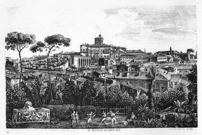 Quirinalia was celebrated in honor of the god Quirinus, whose name was connected to the Quirrinal, one of city's seven traditional hills.