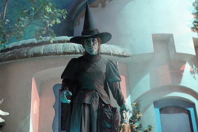 The Wicked Witch of the West with makeup better resembling real gangrene infection. Seen in the Great Movie Ride at Disney's Hollywood Studios.