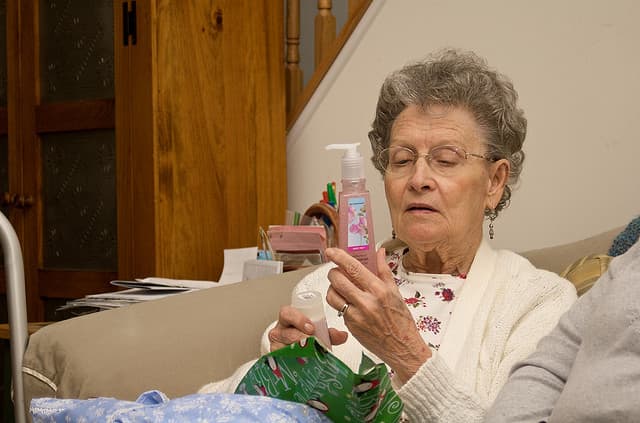 Since older folks may not get out shopping as often as they once did, picking up some essentials for them can be a very nice gesture.
