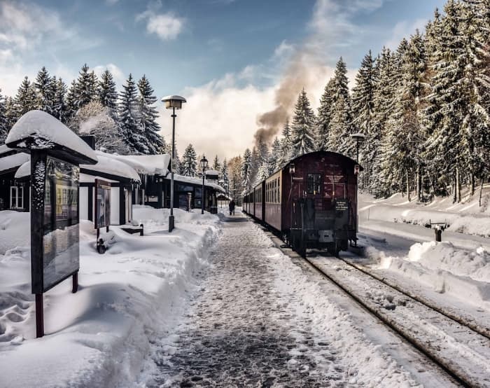West Virginia and other Appalachian states host special Christmas train excursions for several weeks.