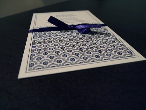 There are more than a few websites that will happily send you invitation samples to help you find the perfect card.