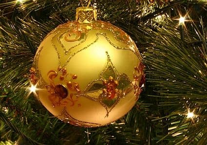 Hey, isn't your tree beautiful! Imagine how it will look after you bling it out with ornaments!