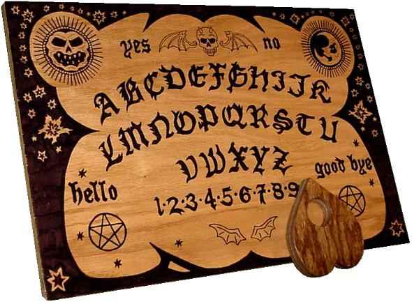 Ouija boards are sometimes used by people to communicate with spirits.