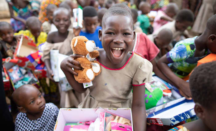 A well-made stuffed animal is a guaranteed shoebox hit regardless of age.