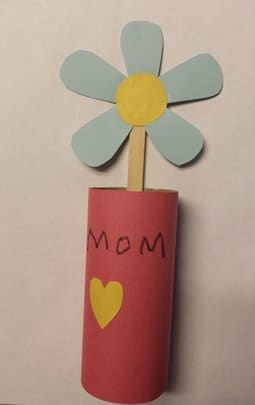 These toilet-paper roll flower displays are a little more complicated, but they turn out absolutely adorable once they're finished.