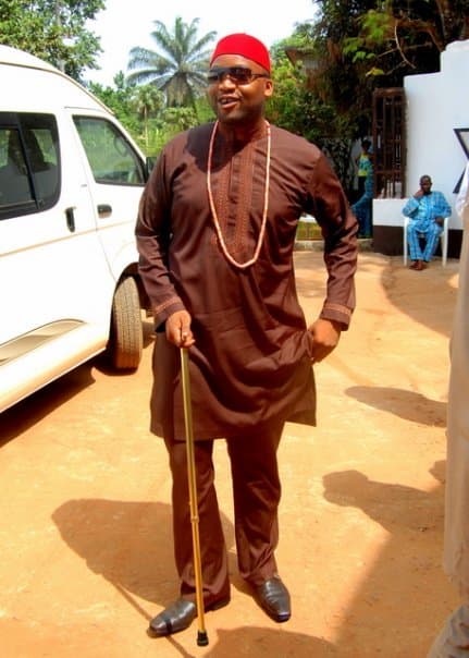 Modern traditional men's outfit.