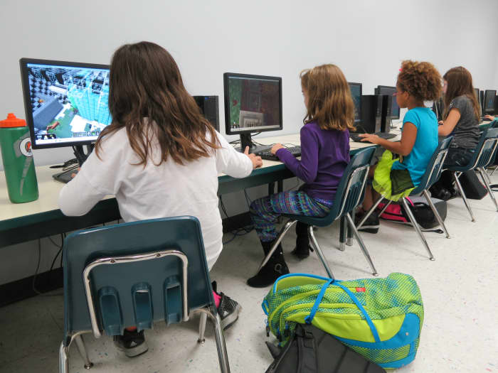 My son and his friends play video games all the time.