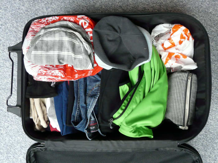 Nothing says "I love you" quite like giving your wife space for her stuff in your suitcase when you travel!