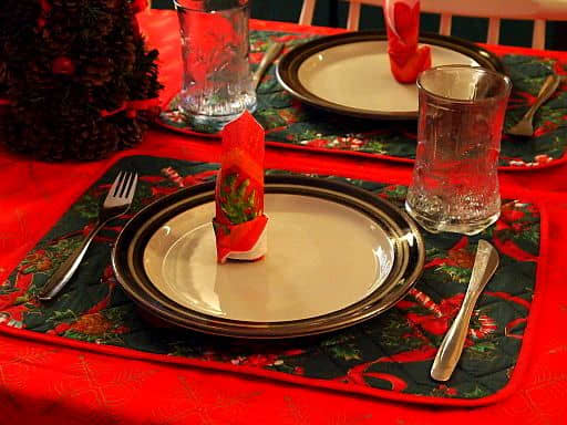 Christmas meal.