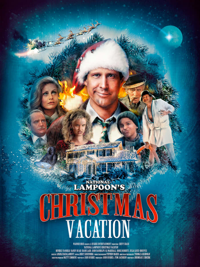 National Lampoon's Christmas Vacation Movie (1989); Starring: Chevy Chase, Beverly D'Angelo, Juliette Lewis, John Galecki, & Randy Quaid