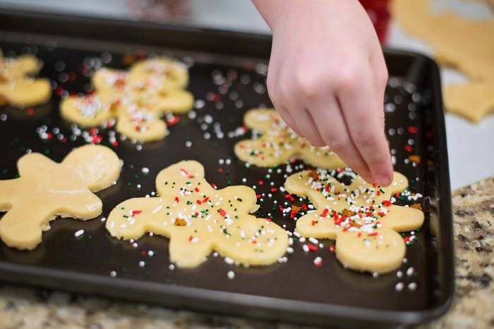 Baking cookies for somebody spending the holidays alone is a meaningful way to let them know you're thinking of them.