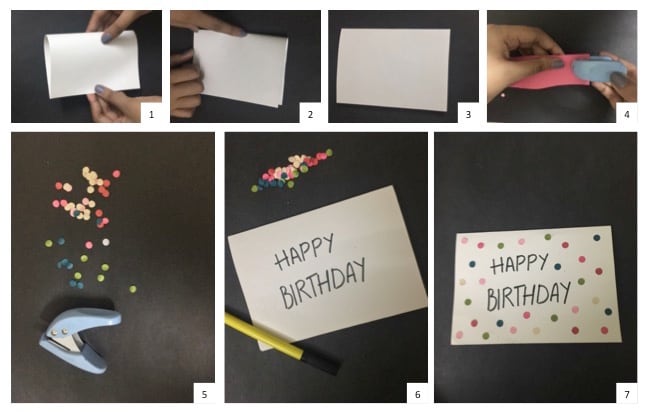 3 Easy 5 Minute Diy Birthday Greeting Cards Holidappy