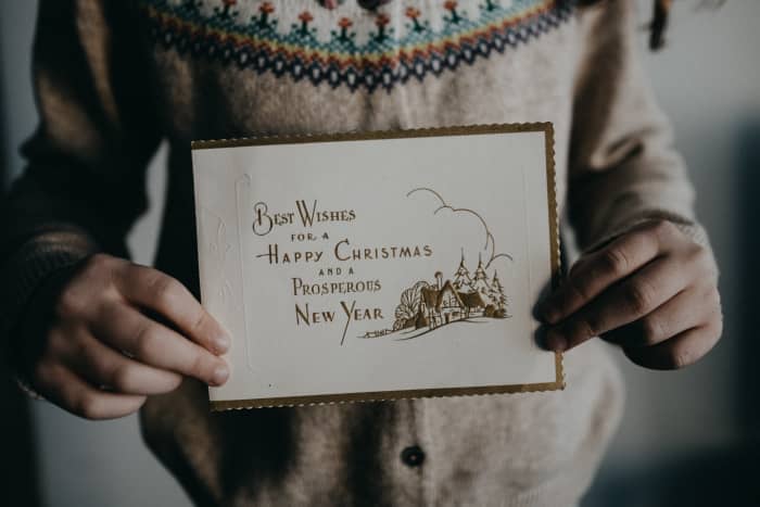 When displayed around the house, physical Christmas cards are a tangible reminder of the loved ones who sent them.