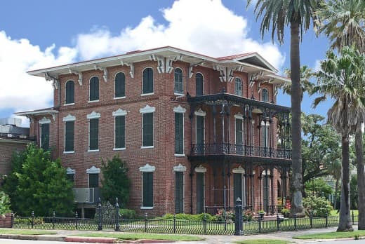 Ashton Villa, a historic home in Galveston, was the location at which Texas slaves' freedom was announced in 1865.