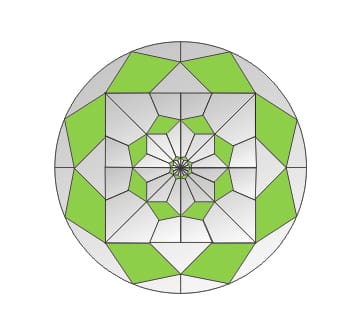 Keep shift pressed and make a smaller copy of these parts inside and right click to place the copied parts in place.