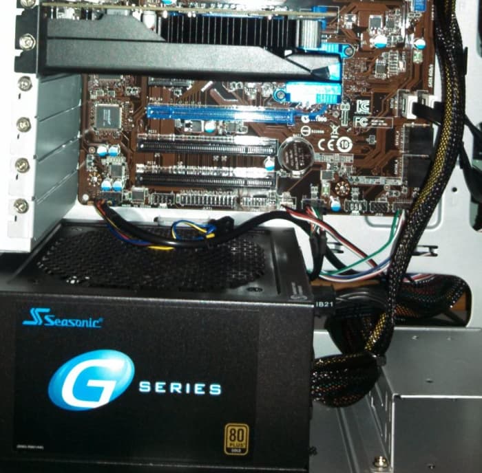 The Seasonic G Series is a great option that's often on rebate for as low as $60 for the 550 watt version.