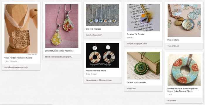 I launched a new jewelry line for 2012, which includes handmade charms and pendants. I created a board to collect ideas for charms and pendants that I could make for it.