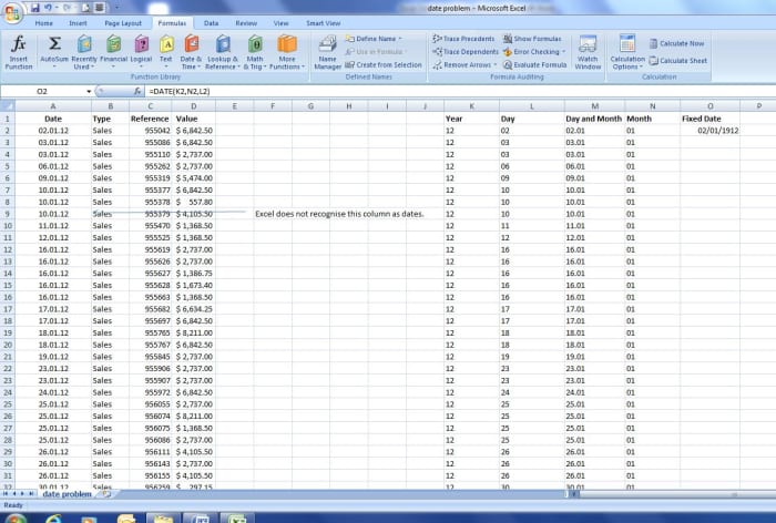 Excel Problems: Fix Date Formats - TurboFuture