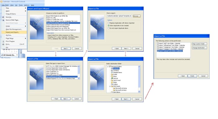 How To Import A Calendar From Excel To Outlook TurboFuture