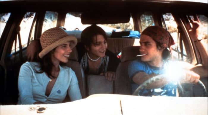 The film made stars out of Bernal (right) and Luna (centre) as well as bringing director Alfonso Cuarón international recognition.