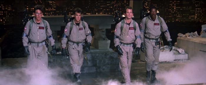 The film established the franchise overnight with its combination of comedy, horror, effects and possibly one of the coolest movie vehicles in history.