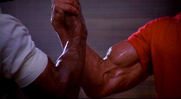I mean, let's be real. This shot alone explains everything you need to know about the testosterone levels in this movie.