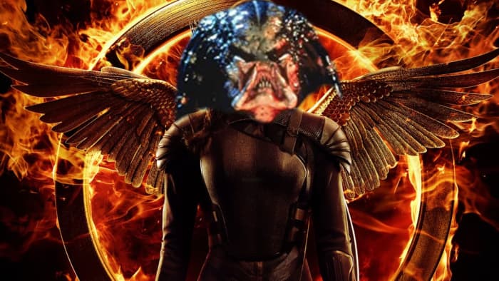 I'm only speculating that a modern reboot of 'Predator' would be a knockoff of 'Hunger Games'... and I'd have a headache.