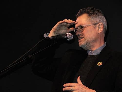 Jonathan Demme at Coolidge Corner Theatre in Brookline, Massachusetts, USA, 2010.