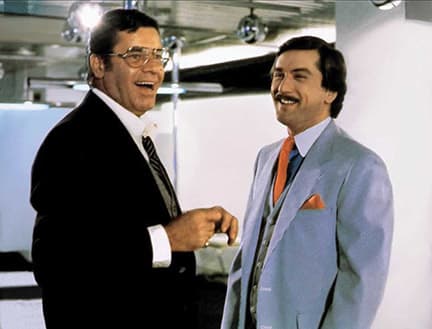 Although Jerry Lewis is not in the tier of great actors, his pairing with Robert DeNiro in The King of Comedy (1982) is a classic.
