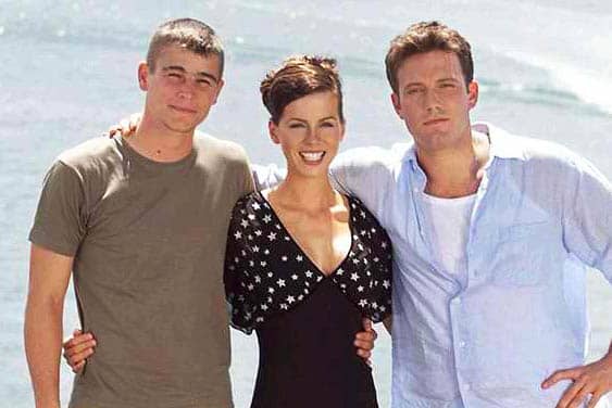 Golden Raspberry nominated Pearl Harbor (2001) for Worst Screen Combo of either Ben Affleck & Kate Beckinsale, or Ben Affleck & Josh Hartnett. Well, just take your pick.