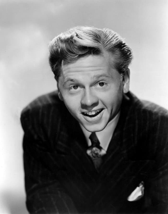 Mickey Rooney in a studio publicity portrait c. 1940