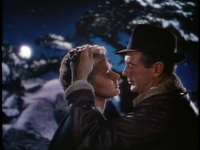 Gary Cooper with Ingrid Bergman in the 1943 film "For Whom the Bell Tolls"