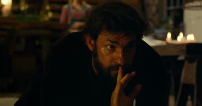 Krasinski, as star and director, leads a superb cast in a masterpiece of tension and suspense that draws you in and doesn't let go.