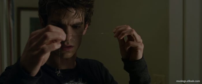 Garfield gives a good performance as Parker but he simply looks way too old to be in high school, compared to the baby-faced Tom Holland or Tobey Maguire.