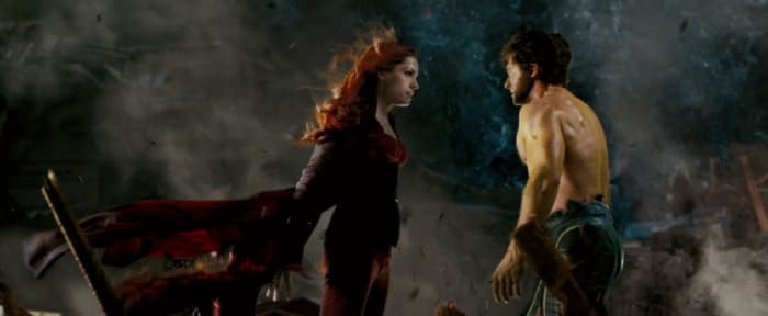 The film shifts its focus from Jackman's Wolverine (right) to Janssen's Jean Grey (centre) which also might not sit well with fans used to the angriest Canadian in the world.