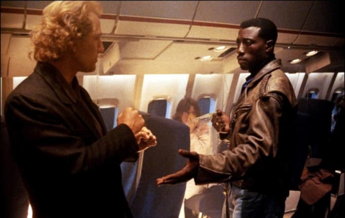 Snipes (right) delivers calm menace in the lead role, propelling him onto bigger and better projects.