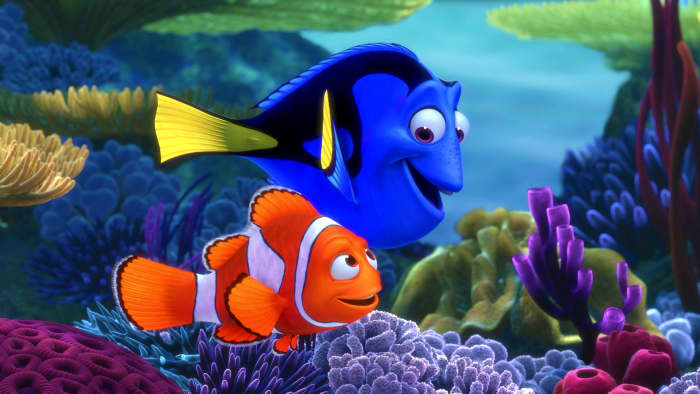 The film is brilliantly awash with colour, energy and memorable characters such as the forgetful Dory played by Ellen DeGeneres.