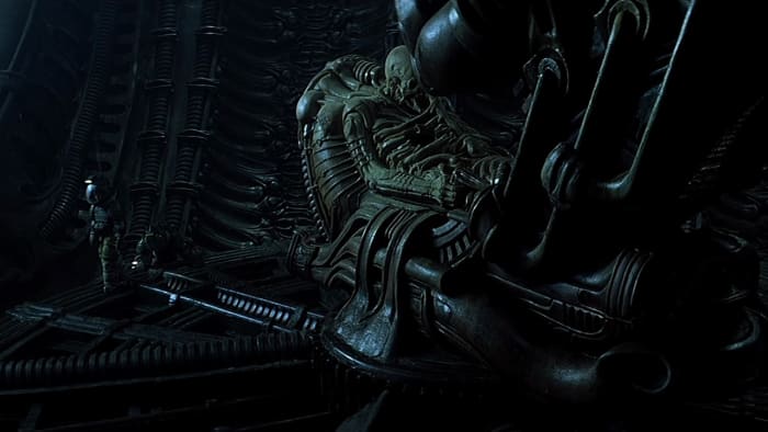 The film has a look and style all of its own, exemplified by the creature itself and the otherworldly sets