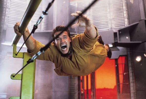 Schwarzenegger can obviously handle the action scenes but I fear the conflict at the heart of the character is lost on him somewhat.